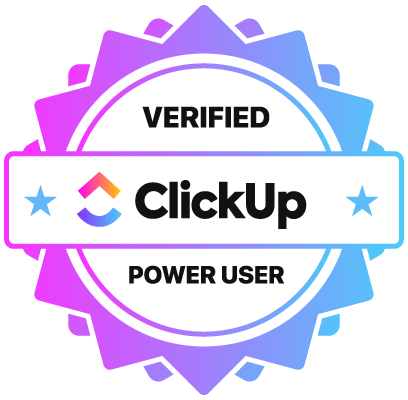 ClickUp Verified Power User