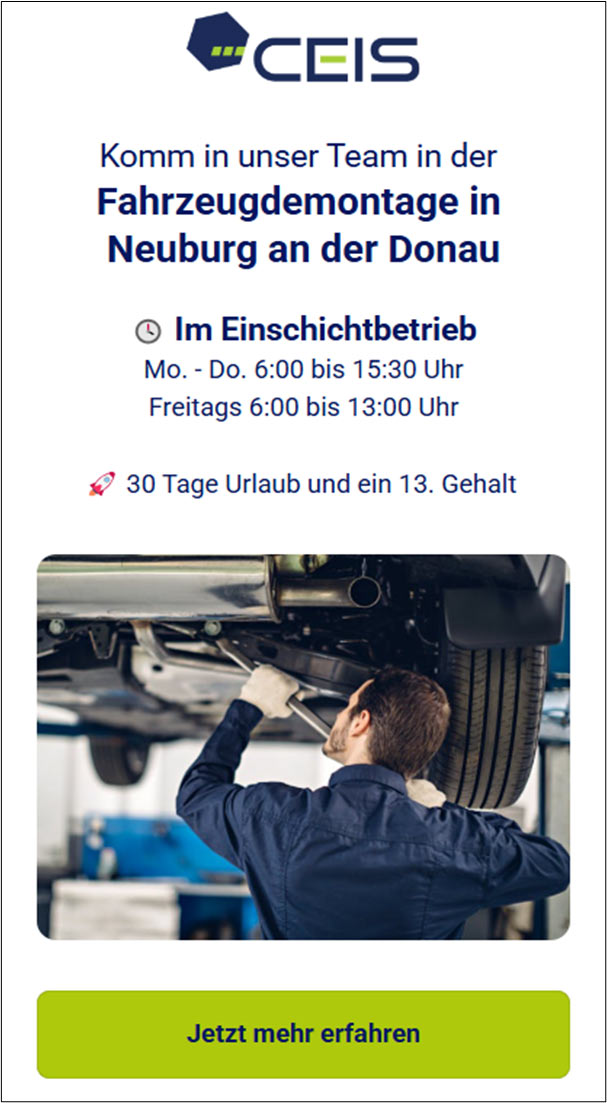 Stellenangebot Ceis GmbH